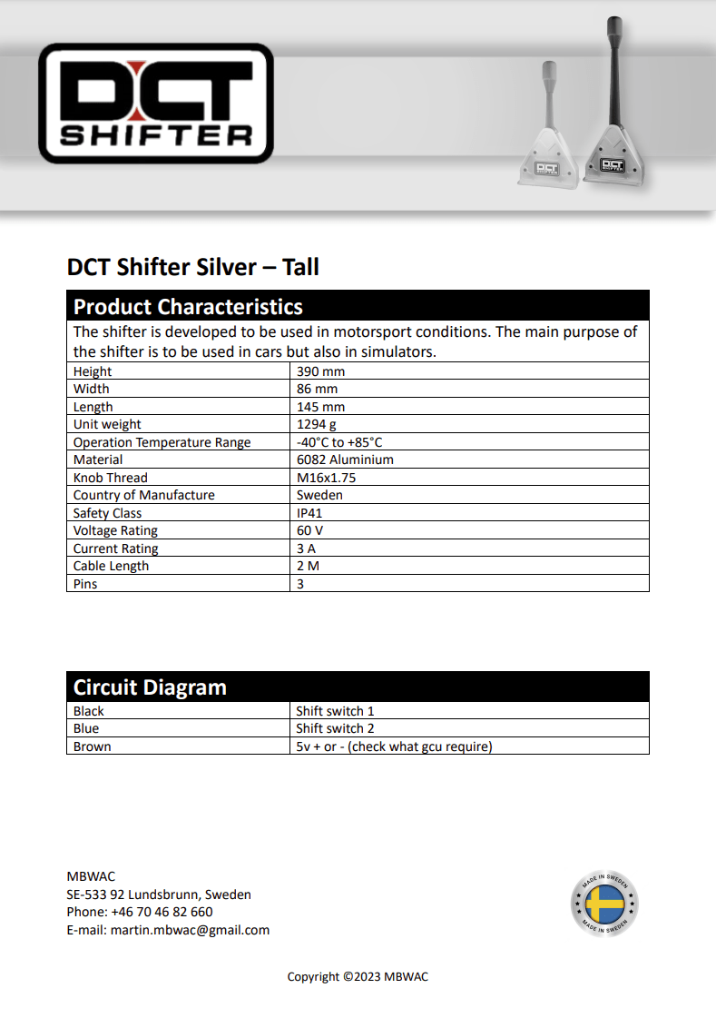 DCT Sequential Race Style Shifter For 8HP Swaps - Torrisi Motorsport