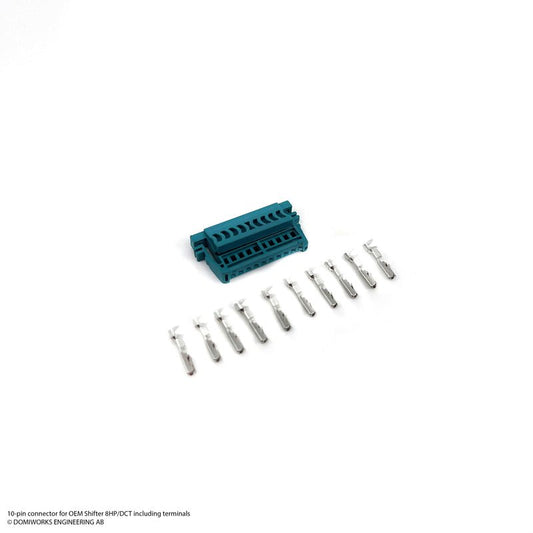 10 - PIN CONNECTOR PLUG INCLUDING TERMINALS FOR OEM BMW SHIFTER 8HP/DCT - Torrisi Motorsport